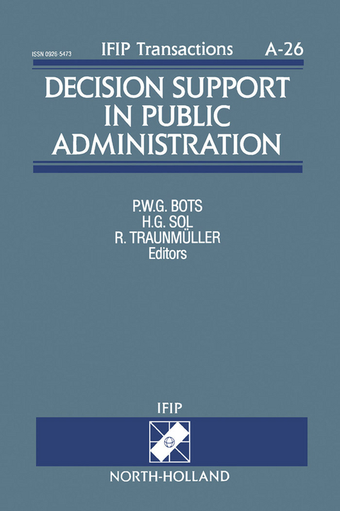 Decision Support in Public Administration - 