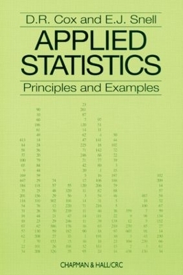 Applied Statistics - Principles and Examples - D.R. Cox