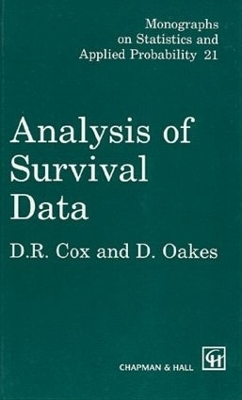 Analysis of Survival Data - D.R. Cox