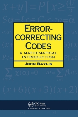 Error Correcting Codes - D J. Baylis
