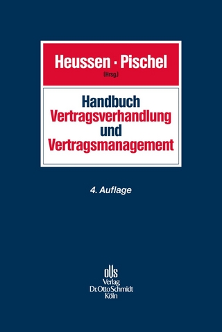 Handbuch Vertragsverhandlung und Vertragsmanagement