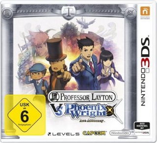 Professor Layton vs. Phoenix Wright: Ace Attorney , Nintendo 3DS-Spiel