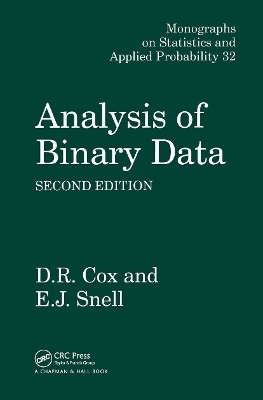 Analysis of Binary Data - D.R. Cox