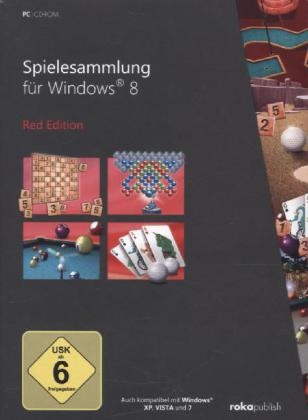 Spielesammlung für Windows 8 - Red Edition, 1 DVD-ROM