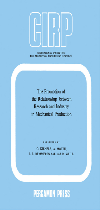 Promotion of the Relationship between Research and Industry in Mechanical Production