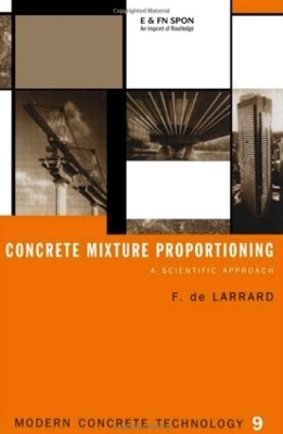 Concrete Mixture Proportioning - Francois de Larrard