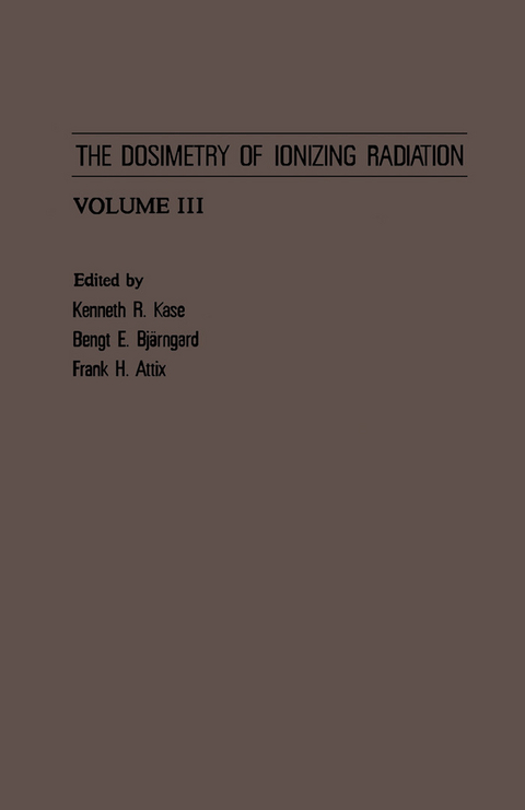Dosimetry of Ionizing Radiation -  Bozzano G Luisa