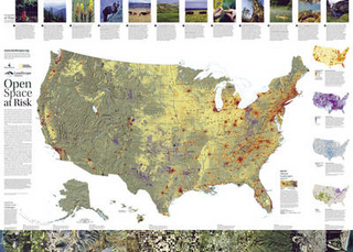 Landscope U.S. Conservation Map Flat