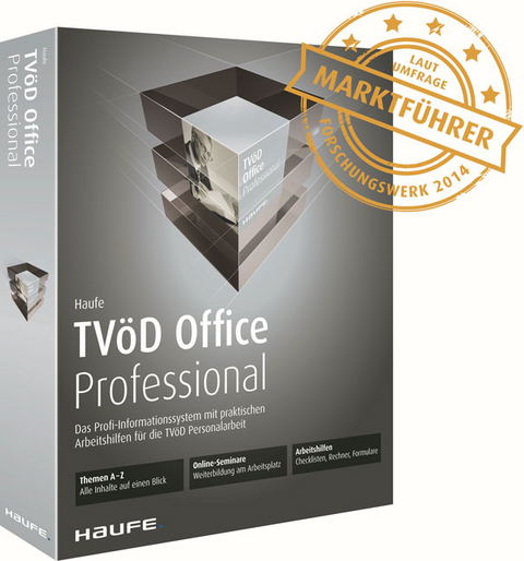 Haufe TV&ouml;D Office Professional f&uuml;r die Verwaltung DVD