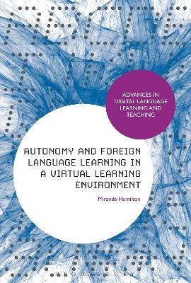 Autonomy and Foreign Language Learning in a Virtual Learning Environment - Dr Miranda Hamilton
