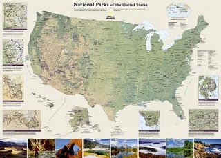United States National Parks Flat