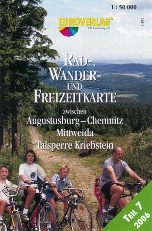 Rad-, Wander- und Freizeitkarte - Entlang der Silberstrasse. Teil 7