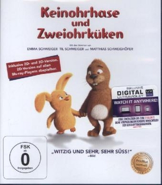 Keinohrhase und Zweiohrküken 3D, 1 Blu-ray + Digital UV