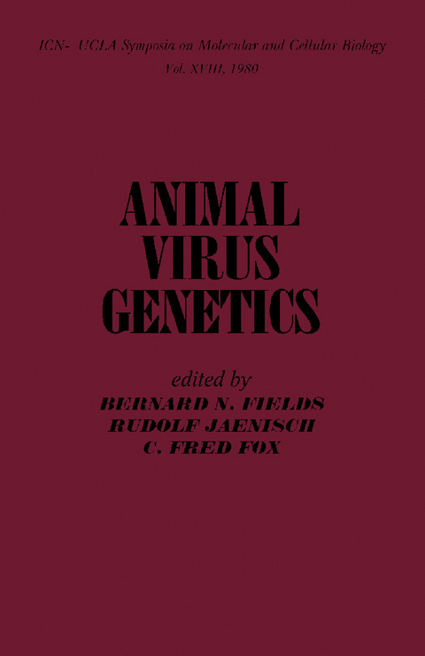 Animal Virus Genetics - 