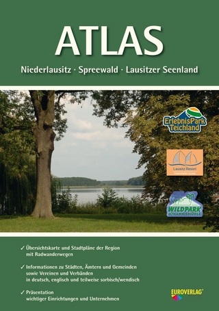 Atlas Niederlausitz, Spreewald, Lausitzer Seeland (deutsch/englisch)