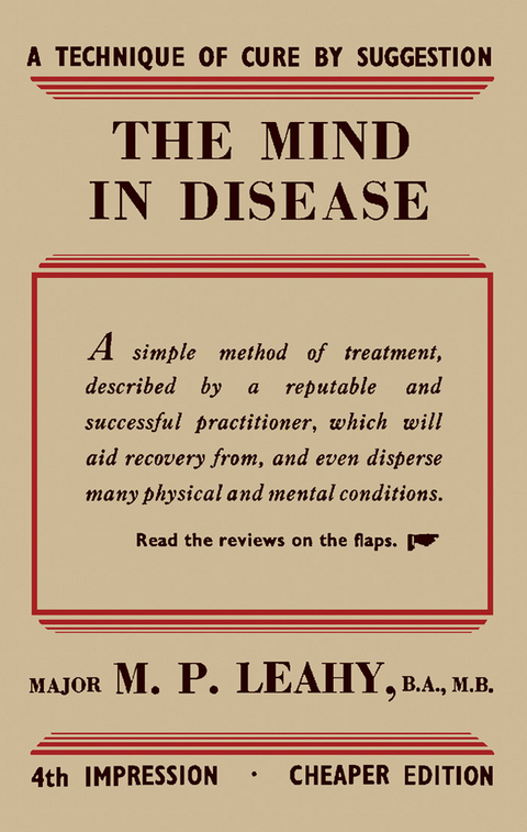 Mind in Disease -  M. P. Leahy