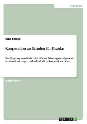 Kooperation an Schulen f&Atilde;&frac14;r Kranke - Gina Ehmke