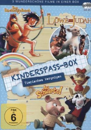 Kinderspass Box - Ein tierisches Vergn&uuml;gen, 3 DVD