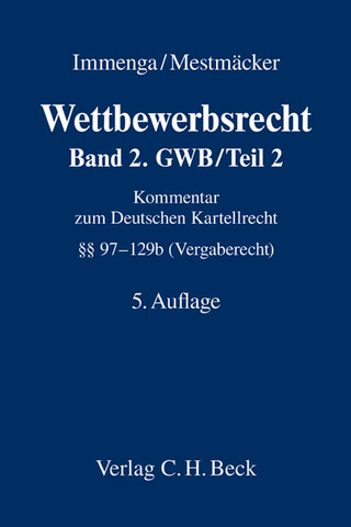 Wettbewerbsrecht  Band 2: GWB / Teil 2 (Vergaberecht)