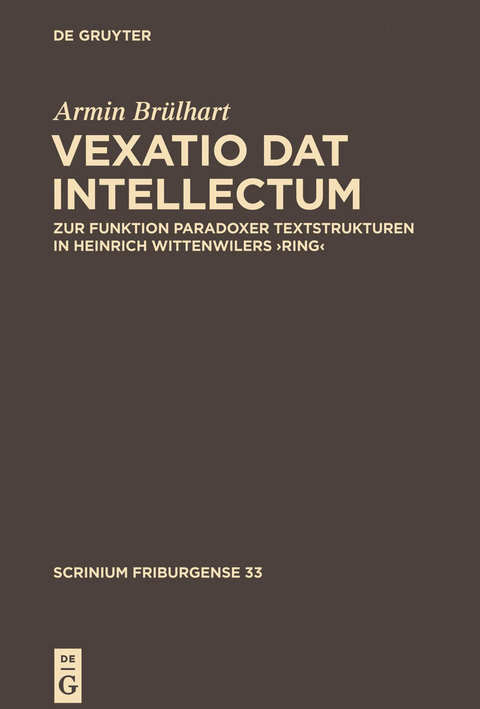 ,Vexatio dat intellectum' - Armin Br&uuml;lhart