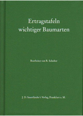 Ertragstafeln wichtiger Baumarten bei verschiedener Durchforstung