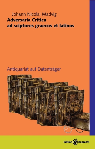 Adversaria Critica. Ad sciptores graecos et latinos