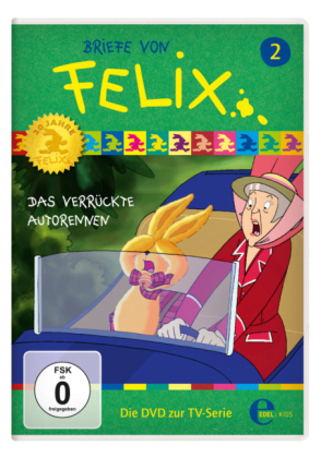 Briefe von Felix, Ein Hase auf Weltreise - Das verr&uuml;ckte Autorennen, 1 DVD