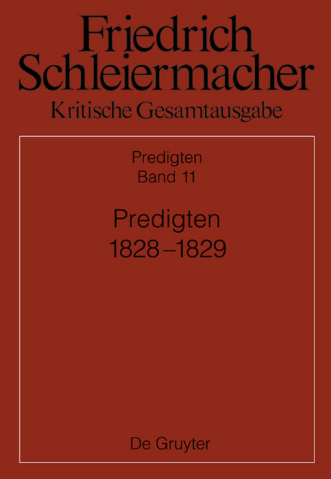 Predigten 1828-1829 - 