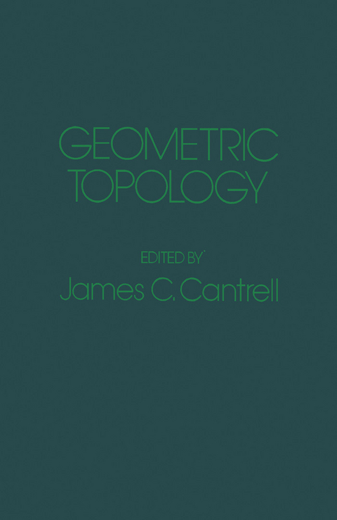 Geometric Topology - 