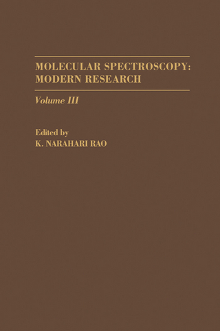Molecular Spectroscopy: Modern Research V3