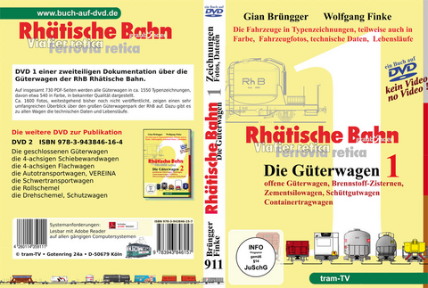 Rhätische Bahn - Die Güterwagen Teil 1 - Wolfgang Finke, Gian Brüngger