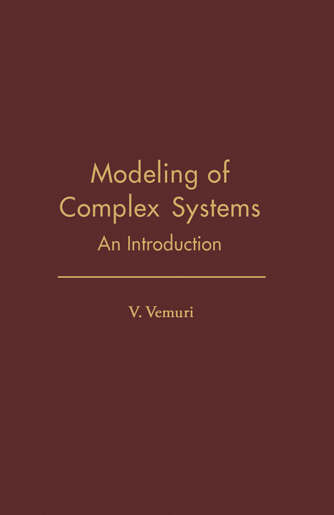 Modeling of Complex Systems -  V. Vemuri