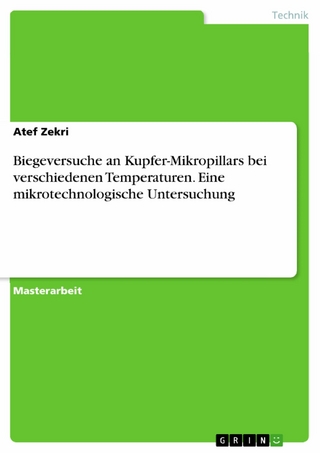 Biegeversuche an Kupfer-Mikropillars bei verschiedenen Temperaturen. Eine mikrotechnologische Untersuchung