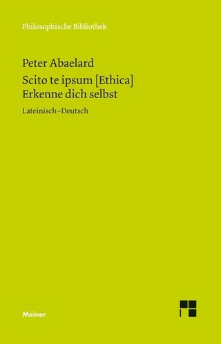 Scito te ipsum [Ethica]. Erkenne dich selbst
