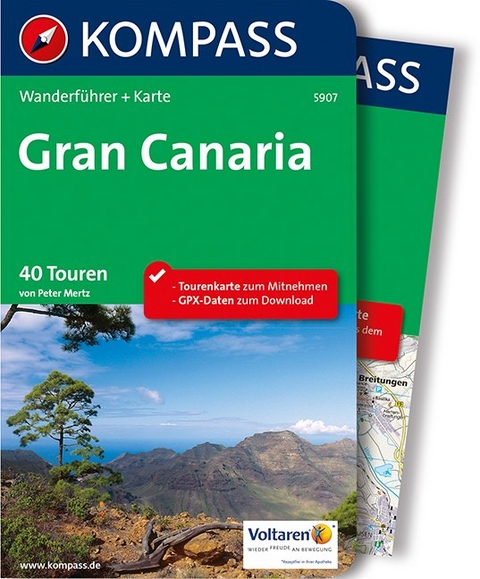 KOMPASS Wanderf&uuml;hrer Gran Canaria - Peter Mertz