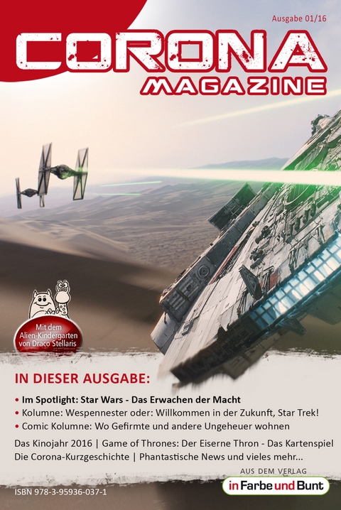 Corona Magazine 01/2016: Januar 2016 - Reiner Krauss, Bernd Perplies, Uwe Anton, Marcus Haas, Hestia van Roest, Armin Rößler, Birgit Schwenger, Frank Stein, Eric Zerm, Pia Fauerbach, Oliver Koch, Bettina Petrik, Thorsten Walch