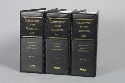 Commentary on the Companies Act - M. Blackman, G.K. Everingham, R. Jooste