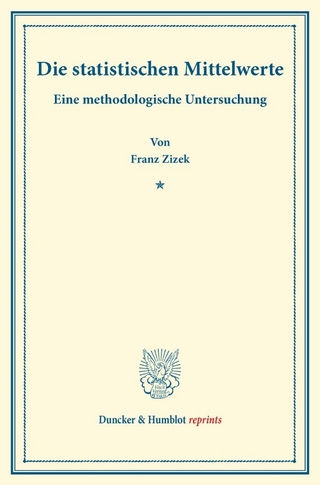Die statistischen Mittelwerte.