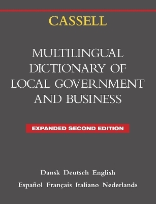 Cassell Multilingual Dictionary of Local Government - Clive Leo McNeir