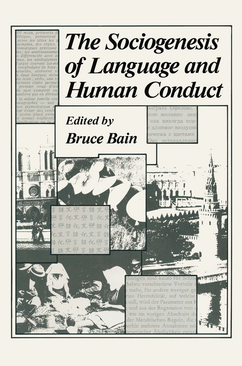 The Sociogenesis of Language and Human Conduct - 