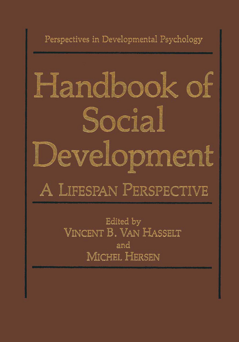 Handbook of Social Development - 