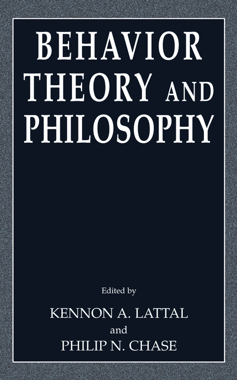 Behavior Theory and Philosophy - 