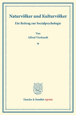 Naturvölker und Kulturvölker.