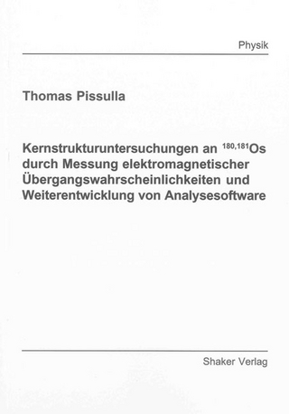 Kernstrukturuntersuchungen an 180,181Os durch Messung elektromagnetischer Übergangswahrscheinlichkeiten und Weiterentwicklung von Analysesoftware