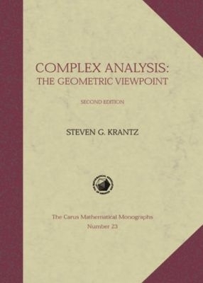 Complex Analysis - Steven G. Krantz