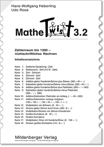 Mathetwist. Rechnen - Spannen - Kontrollieren / Mathetwist 3.2 - Wolfgang Heberling, Udo Roos