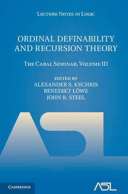 Ordinal Definability and Recursion Theory: Volume 3