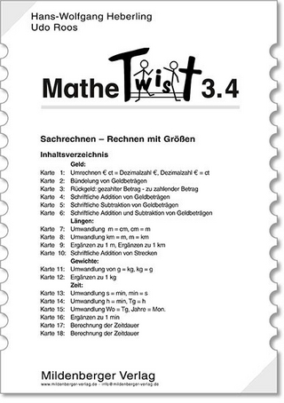 Mathetwist. Rechnen - Spannen - Kontrollieren / Mathetwist 3.4