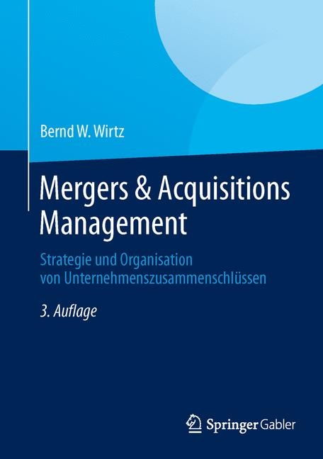Mergers & Acquisitions Management - Bernd W. Wirtz
