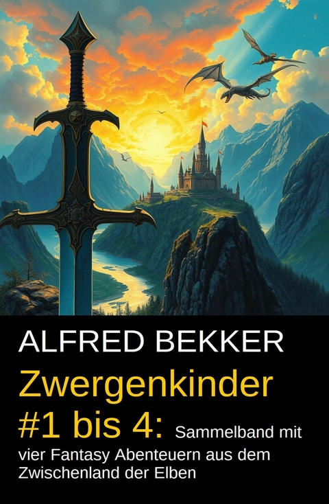 Zwergenkinder #1 bis 4: Sammelband mit vier Fantasy Abenteuern aus dem Zwischenland der Elben -  Alfred Bekker